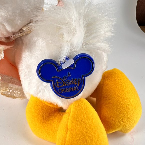 Vintage Disney Baby Donald Daisy Duck Plush Stuffed Crawling Disneyland Lot of 2 - Picture 8 of 16